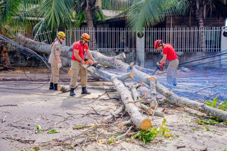 Mais de 40 ocorrências: Fortes chuvas e ventos causam estragos em Macapá