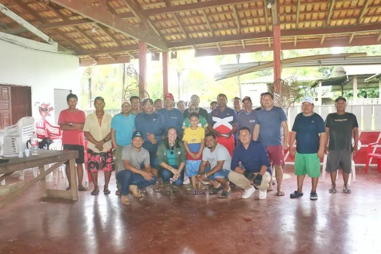 Governo do Amapá reforça diálogo com povos indígenas em visita à Aldeia Kumenê