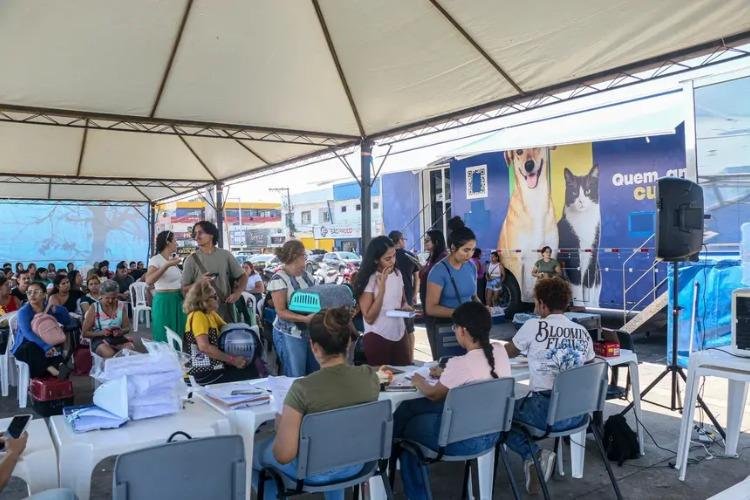 Governo do Estado e Instituto Golias iniciam mutirão de Castração para os moradores do bairro central