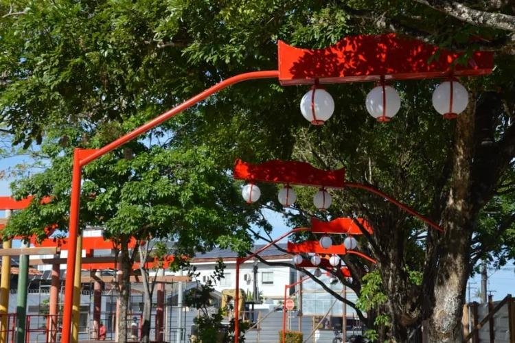 Governo do Amapá revitaliza Praça do Equinócio e integra monumentos orientais em homenagem aos primeiros imigrantes japoneses no estado