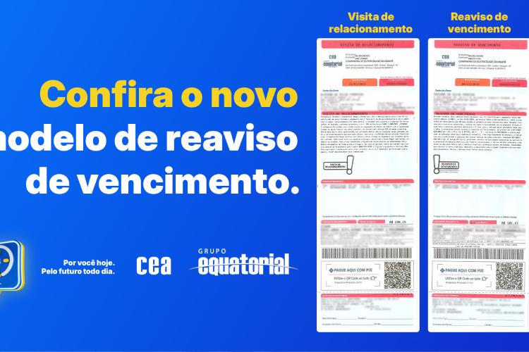 CEA Equatorial orienta clientes quanto a mudanças na carta de reaviso