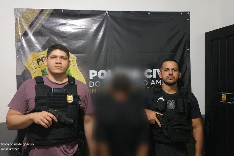 Em Pedra Branca do Amapari, PC prende homem por violência doméstica e maus-tratos contra o próprio filho