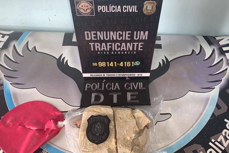 POLÍCIA CIVIL PRENDE HOMEM COM CRACK EM MACAPÁ