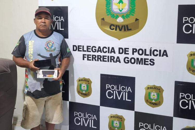 Após quatro dias do crime, PC recupera celular furtado