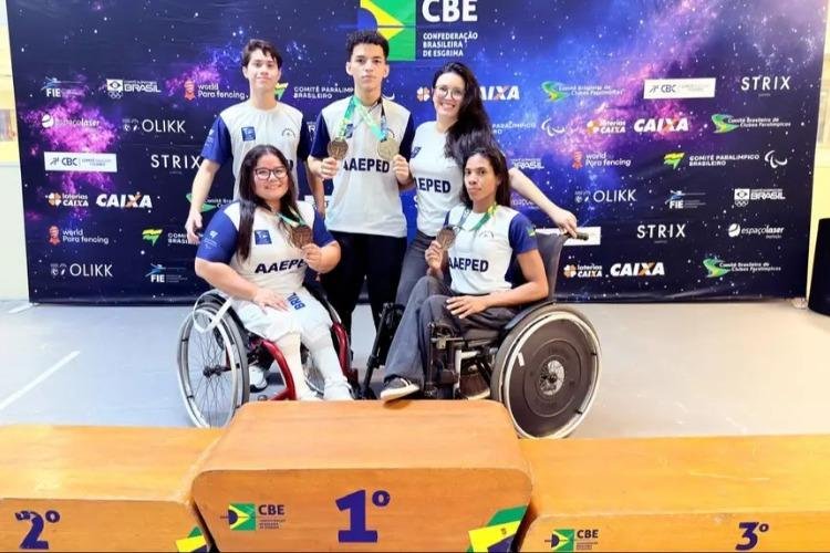 Atletas amapaenses conquistam medalhas na 2ª Copa Brasil de Paraesgrima 2026
