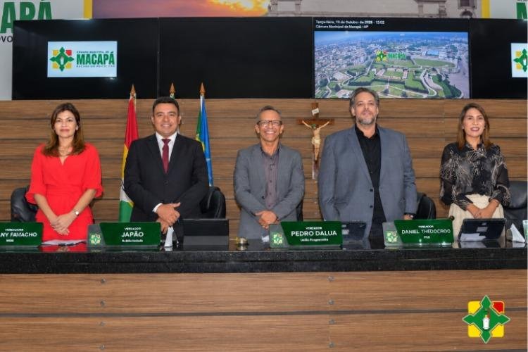 Câmara de Macapá elege Mesa Diretora para o biênio 2027-2028