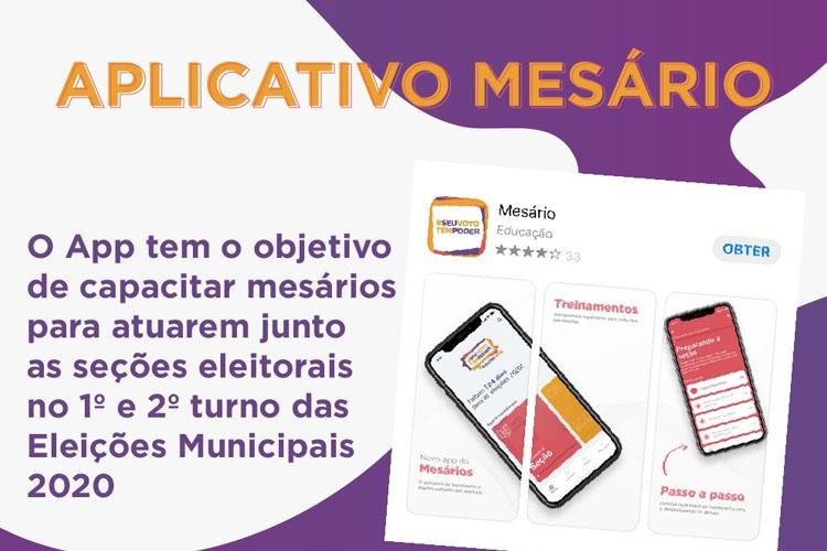 Justiça eleitoral disponibiliza aplicativo para treinamento de Mesário
