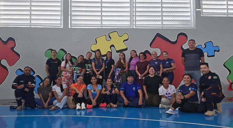 Centro Mundo Azul recebe treinamento de primeiros socorros do SAMU em Santana