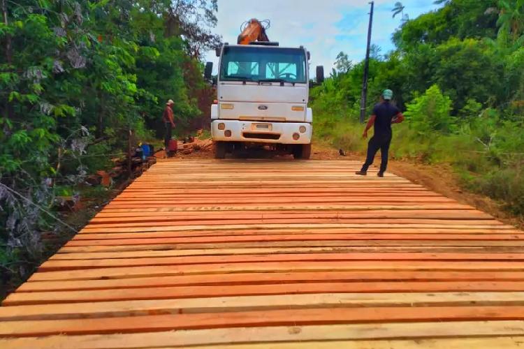 Governo do Amapá reconstrói 13 pontes no Distrito do Cunani, em Calçoene, para garantir mobilidade e segurança viária