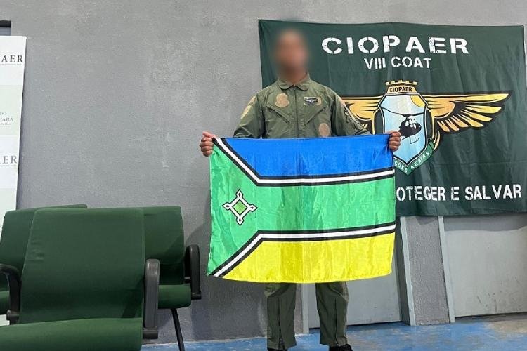 Agente da CORE conclui curso de operador aerotático