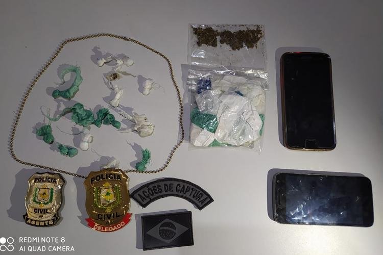 NO MUNICÍPIO DE AMAPÁ, POLÍCIA CIVIL PRENDE TRÊS INTEGRANTES DE ORGANIZAÇÃO CRIMINOSA POR TRÁFICO DE DROGAS