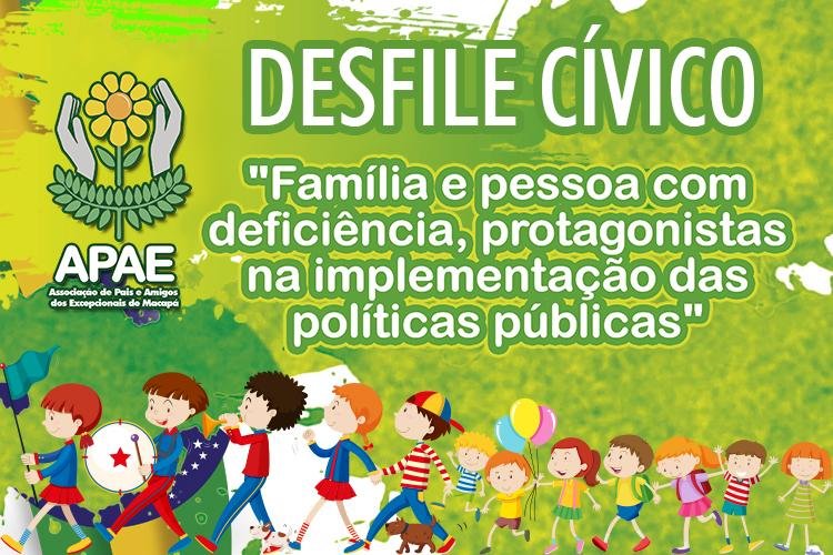 APAE Macapá realiza desfile cívico nas ruas da capital nesta sexta-feira (27)
