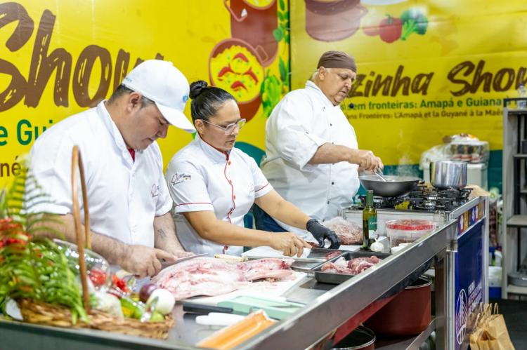 Cozinha Show conta com 12 oficinas gratuitas na 3ª Feira Internacional de Oiapoque