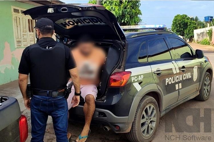 PRESO ACUSADO DE MATAR EMPRESÁRIO NA FRENTE DOS FILHOS NA ZONA NORTE