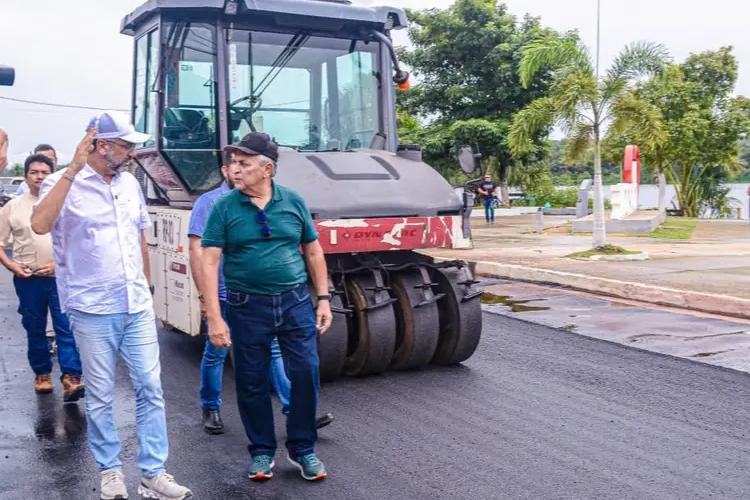 Plano de parcerias: governador Clécio Luís acompanha serviços de pavimentação e requalificação asfáltica em Oiapoque