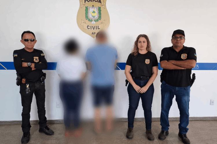 Polícia Civil de Macapá prende dois condenados por tráfico e porte ilegal de arma