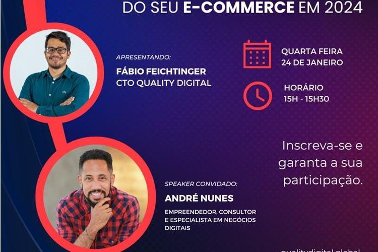 Quality Digital realiza webinar gratuito sobre como alavancar as vendas do seu e-commerce