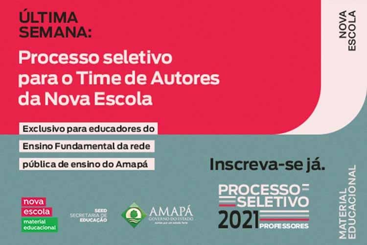 Inscrição para seleção de professores autores entra na reta final