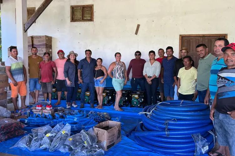 Governo do Estado garante sistemas de irrigação para 20 produtores familiares da Colônia do Matapi, em Porto Grande