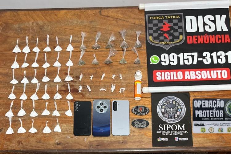 Força Tática prende duas mulheres por tráfico de drogas no bairro Beirol, em Macapá