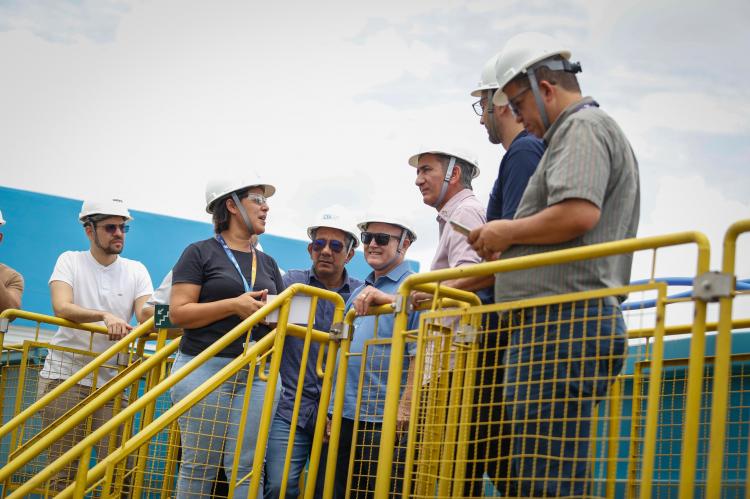 CSA recebe comitiva do Ministério do Desenvolvimento Regional em visita à Nova ETA Santana