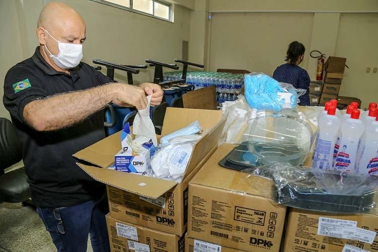 Segurança Pública adquire EPIs, material de higiene e testes rápidos