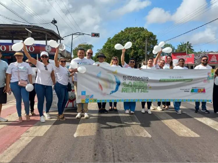 Dia Mundial da Saúde Mental é marcado por blitz educativa em Macapá