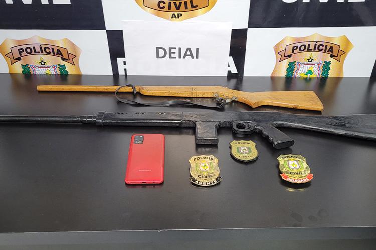 Polícia Civil do Amapá apreende réplica de arma de fogo utilizada em falsa ameaça a escola