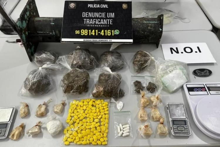 Polícia Civil prende mulher de detento do Iapen por tráfico de drogas