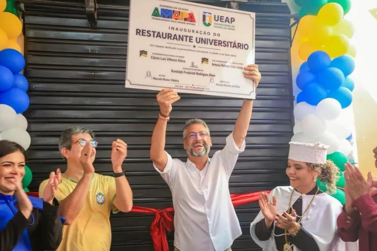 Governador Clécio entrega primeiro Restaurante Universitário da Ueap e empossa nova gestão da universidade