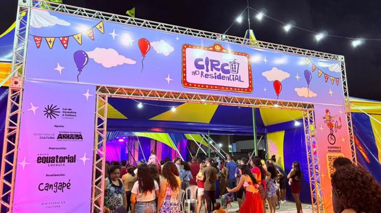 Circo encanta público na estreia do projeto em Macapá e seguirá levando cultura aos residenciais com apoio do Grupo Equatorial
