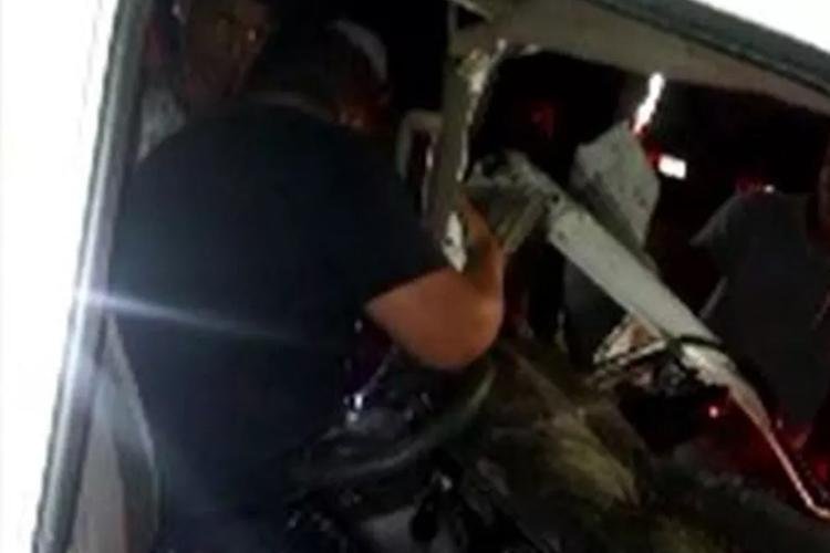 Três pessoas ficam feridas após choque de veículos com búfalos na BR-210, em Macapá