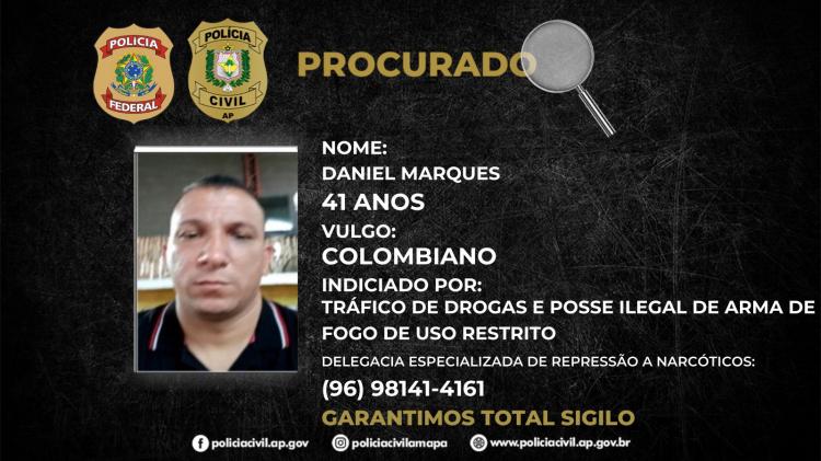 Polícia Civil pede ajuda da população para localizar suspeitos de tráfico e posse ilegal de arma