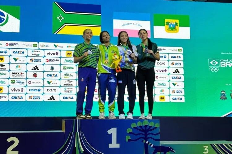 Estudante Elohanna conquista ouro no Wrestling e Time Amapá chega a três medalhas nos Jogos da Juventude