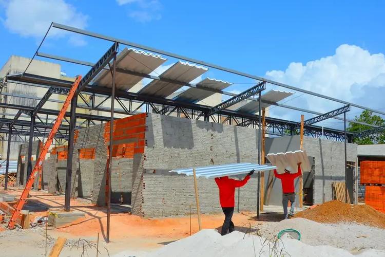 Governo do Amapá avança na execução das obras de construção do Mercado Público do Residencial Açucena, na Zona Sul de Macapá