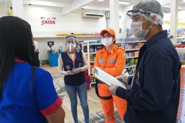 Fiscalização de cuidados a trabalhadores do comércio de Macapá é intensificada