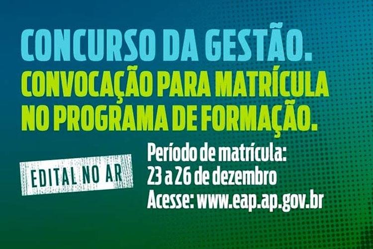 Concurso Gestão: candidatos são convocados para matrícula no programa de formação