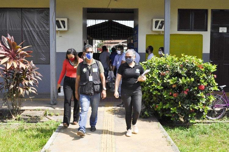 Seed realiza visita técnica para definir protocolo de possível retorno das aulas presenciais