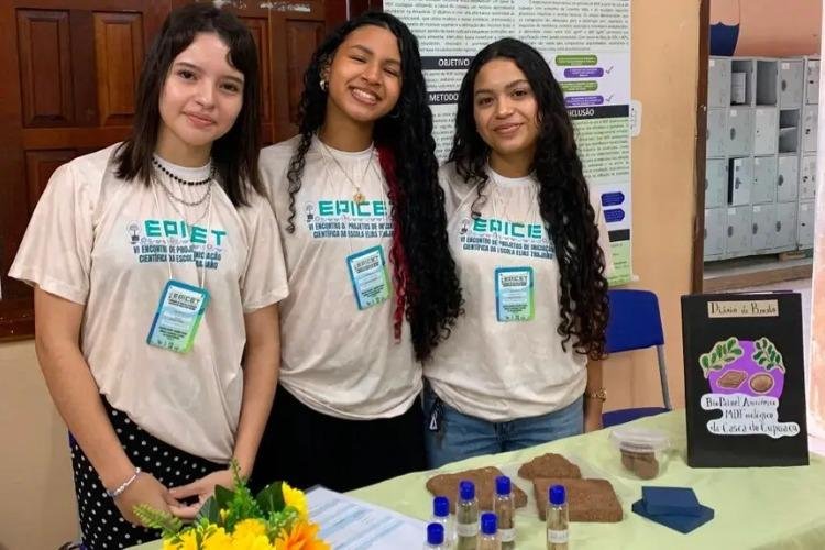Casca de cupuaçu vira matéria-prima para projeto de inovação sustentável em escola do Amapá