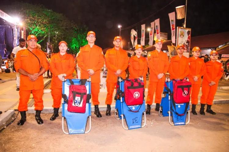 Corpo de Bombeiros Militar do Amapá realiza observação de risco durante as apresentações do 30º Encontro dos Tambores