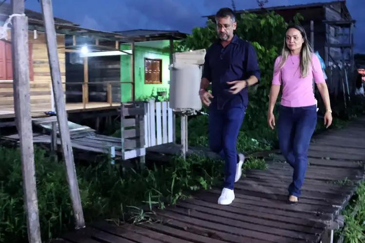 Governador Clécio Luís vistoria início da construção de passarela em concreto na Zona Sul de Macapá