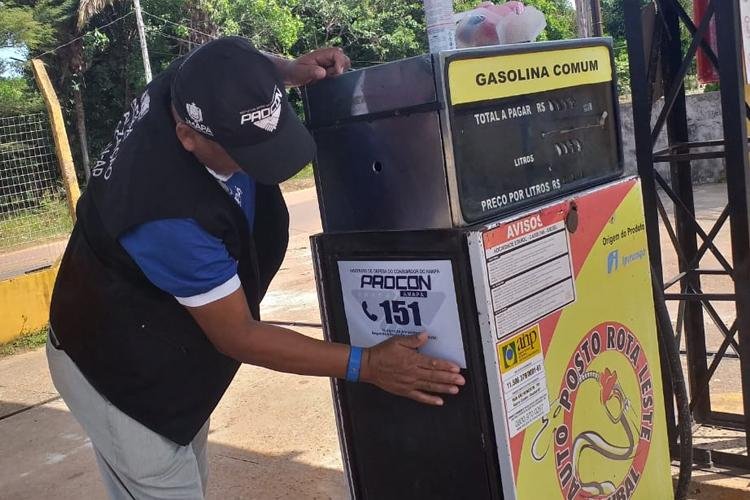 Procon/AP notifica posto de gasolina suspeito de praticar preços abusivos em Itaubal