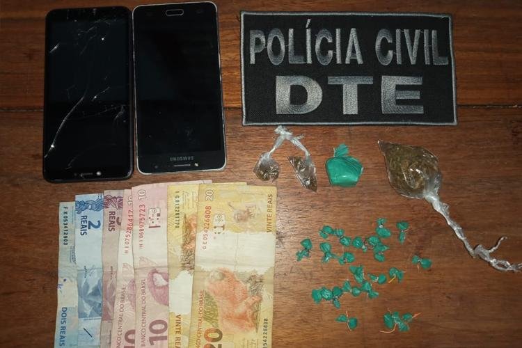 DOIS FACCIONADOS SÃO PRESOS EM FLAGRANTE POR TRÁFICO DE DROGAS