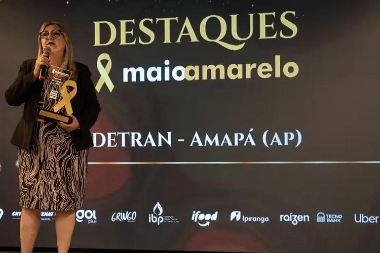 Detran Amapá recebe prêmio nacional de reconhecimento por ações durante o Maio Amarelo 2025