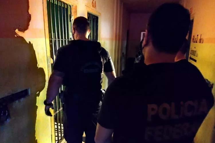 PF cumpre mandado de prisão no Iapen contra detento suspeito de articular furto aos Correios no AP