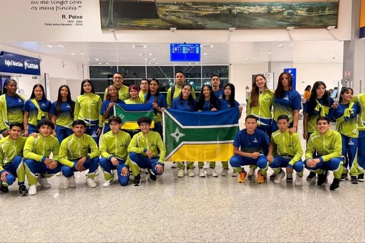 Com investimento do Governo do Estado, Time Amapá embarca para disputar os Jogos da Juventude em Foz do Iguaçu