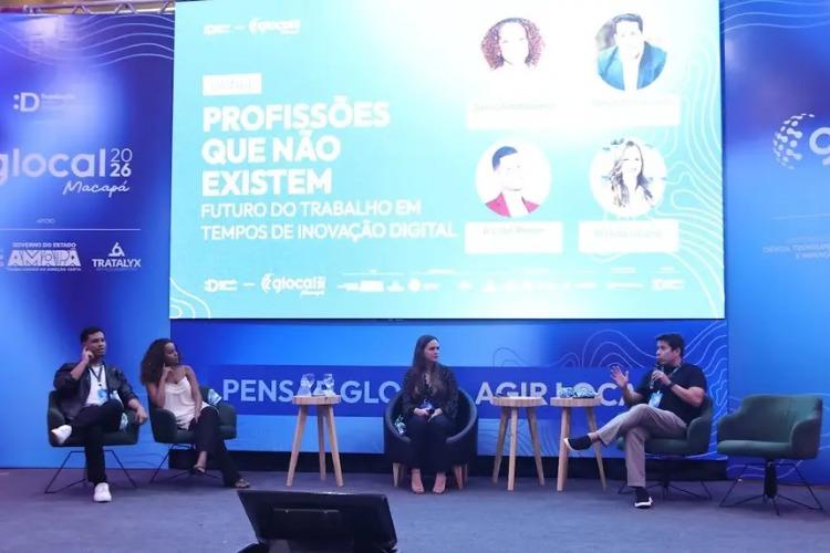Na Glocal Amazônia 2026, palestra 