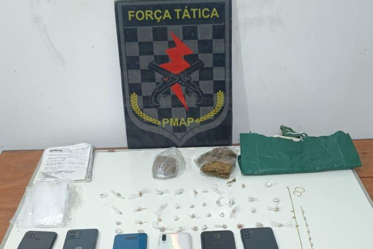 Batalhão de Força Tática prende mulher por tráfico de drogas no bairro São José, em Macapá