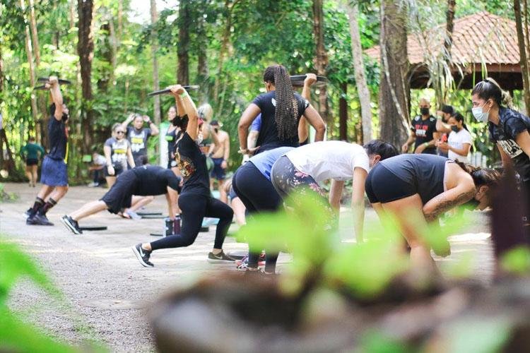 PRÁTICA DE ATIVIDADE FÍSICA MARCA FIM DE SEMANA DO BIOPARQUE DA AMAZÔNIA