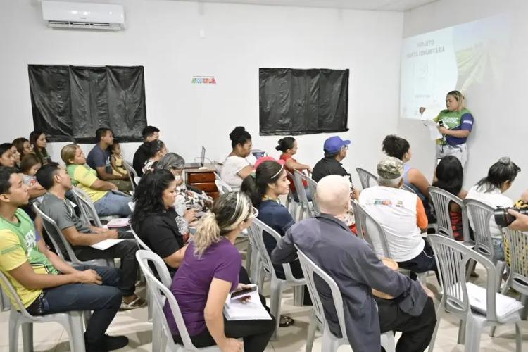 Moradores voluntários do Residencial Macapaba iniciam treinamento do Projeto ‘Horta é Vida’, ofertado pelo Governo do Amapá